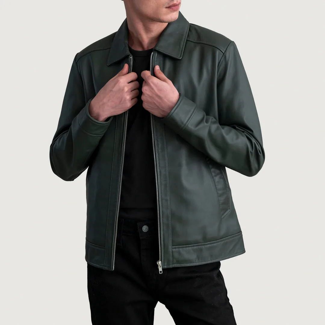 Inferno Brown Leather Jacket - Image 5