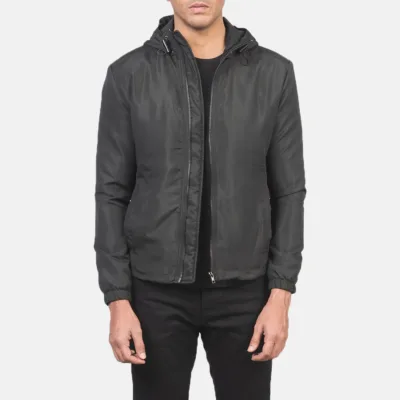 Jimmy Green Hooded Windbreaker Jacket